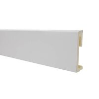 Плинтус напольный Salag Плинтус White 2,2 м (Alpha 60)